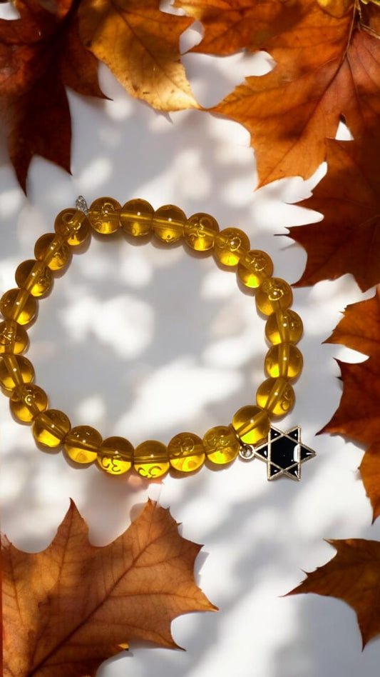 Sunshine stone bracelet (OM symbol)